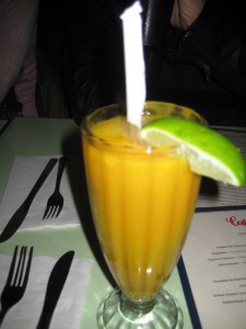 Mango Margarita at Cafe Habana