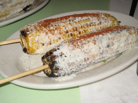 Grilled Corn at Cafe Habana