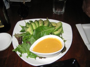 Avocado Salad at Jin Restaurant