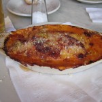Lasagna at Frank Restaurant
