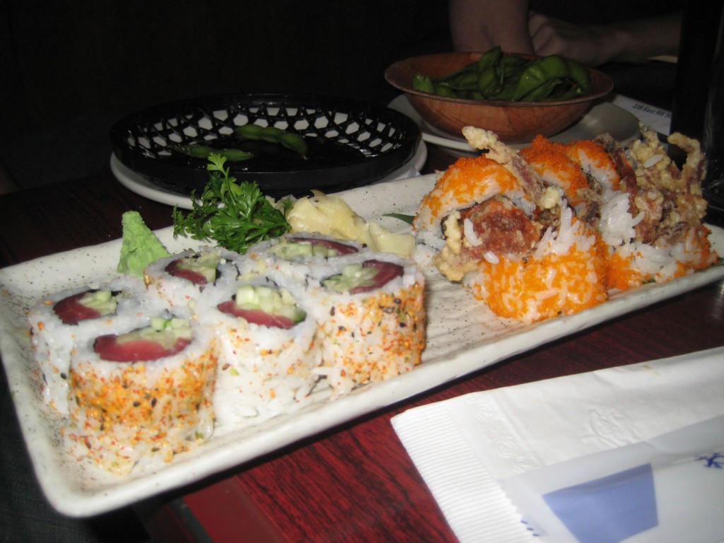 Sushi Rolls at Yakiniku West