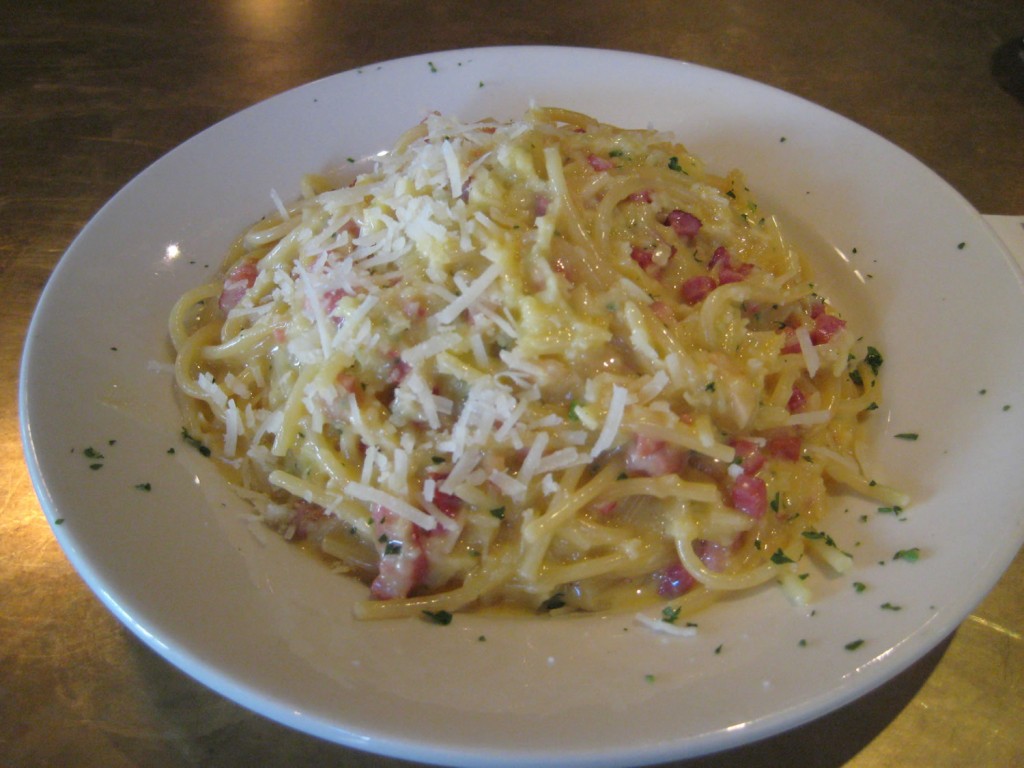 Spaghetti Alla Carbonara at Vbar