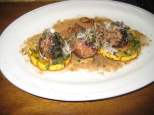 Veal Meatballs with Squash