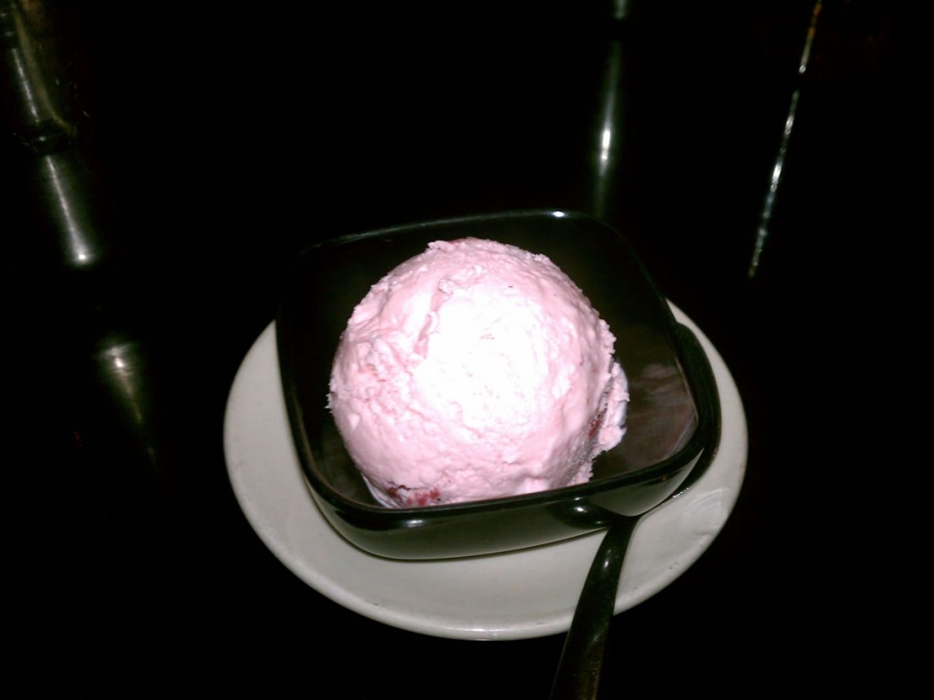 Strawberry Ice Cream at Spice Cove