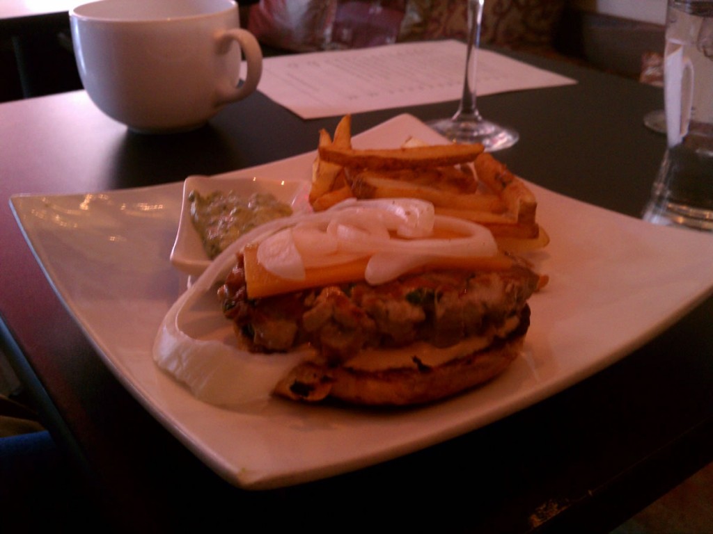 Tuna Burger at Sake Bar Satsko