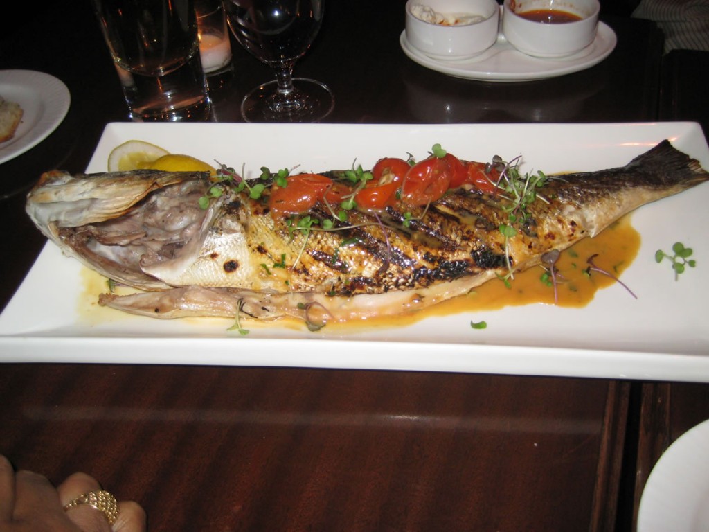 Whole Grilled Branzino