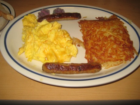 Eggs, Hash & Sausage @ IHOP, NYC