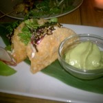 Red Snapper Tacos at Bond Street