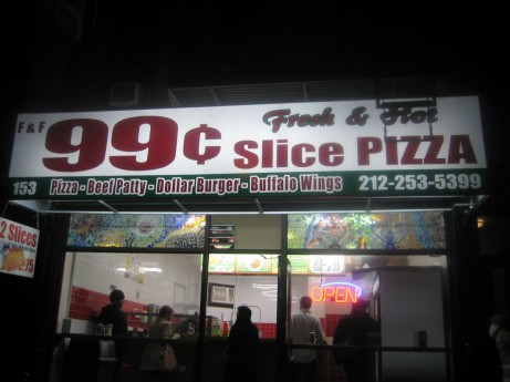 99 Cent Pizza on Avenue C