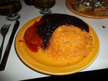 Tilapia, rice & beans at Pedro's