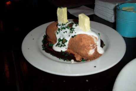 Ice Cream Baked Potato at Cowgirl Sea-Horse