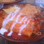 Enchiladas at Charrito's Restaurant