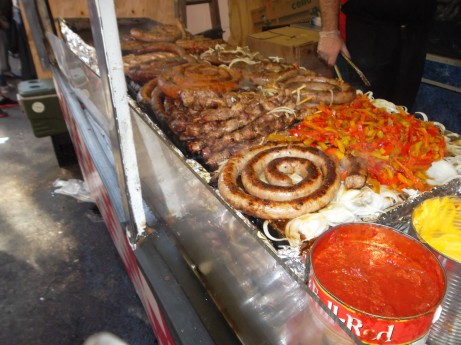 Sausages at Feast of San Gennaro