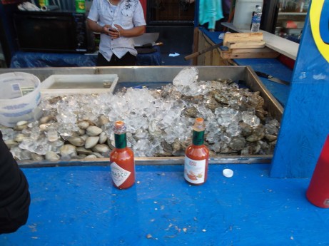 Oysters & Clams at Feast of San Gennaro