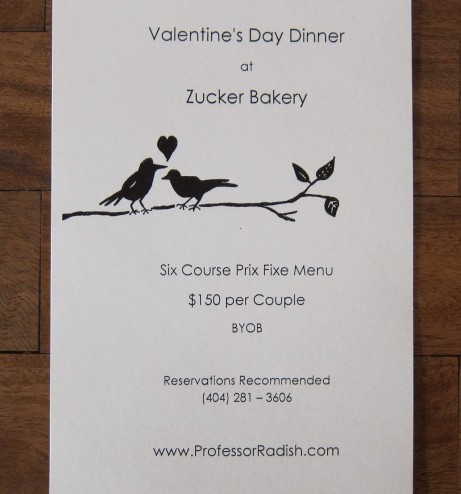 Zucker Bakery Valentines's Day